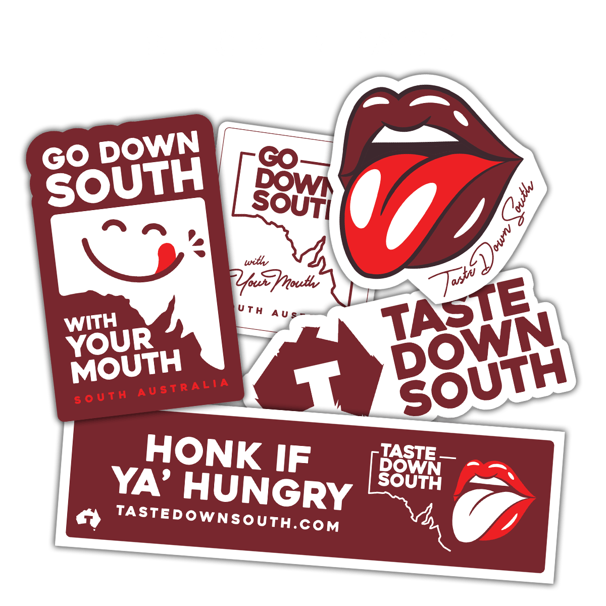 Go Down South Stickers