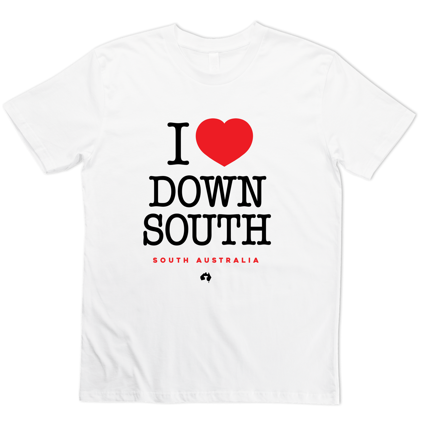 I Love Down South Tee White